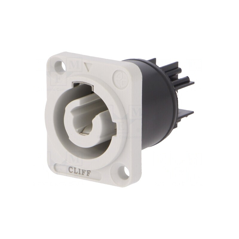 Conector Circular Mamă 3 PIN 20A 250VAC Gri IP65 | Electronic-mag.ro | Componente Electronice