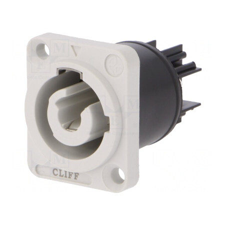 Conector Circular Mamă 3 PIN 20A 250VAC Gri IP65 | Electronic-mag.ro | Componente Electronice