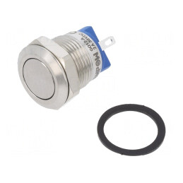 Comutator Anti-vandalism IP65 Ø12mm 2A 36VDC | Electronic-mag.ro | Componente Electronice