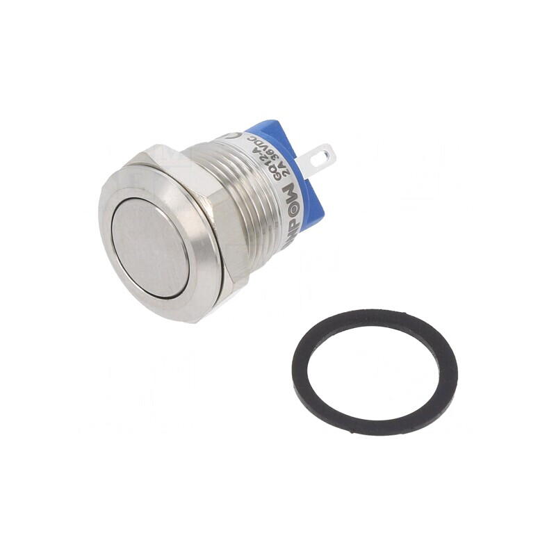 Comutator Anti-vandalism IP65 Ø12mm 2A 36VDC | Electronic-mag.ro | Componente Electronice