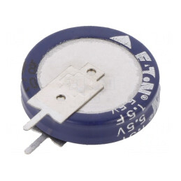 Supercondensator THT 1.5F 5.5V 19x19.7mm | Electronic-mag.ro | Componente Electronice