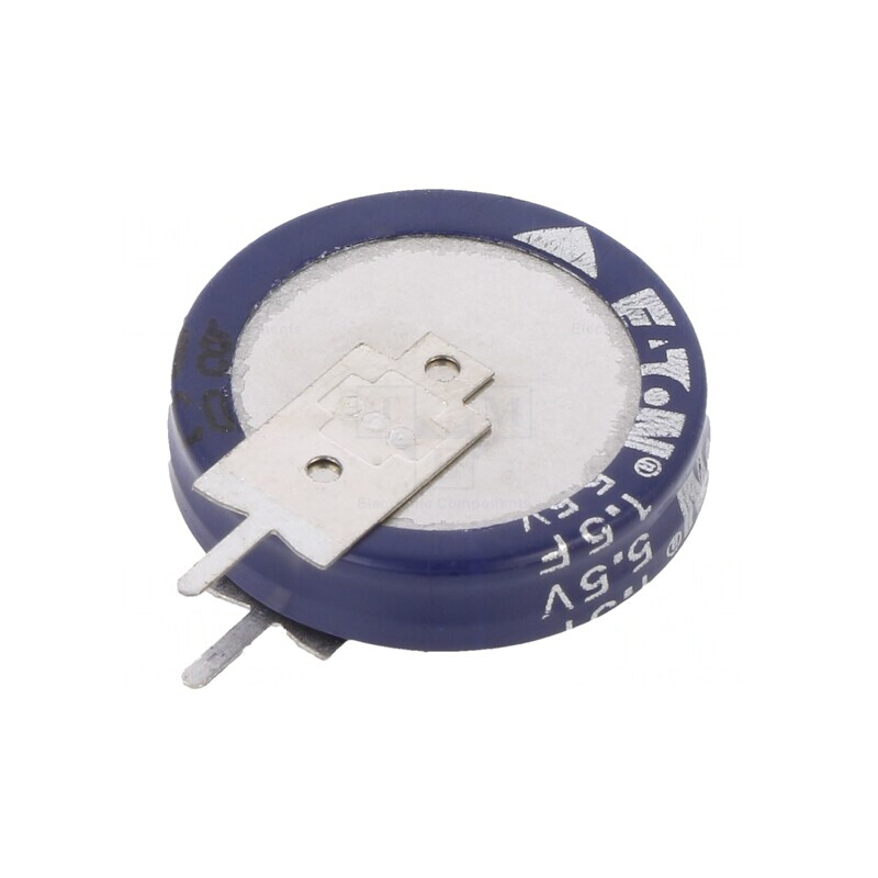 Supercondensator THT 1.5F 5.5V 19x19.7mm | Electronic-mag.ro | Componente Electronice