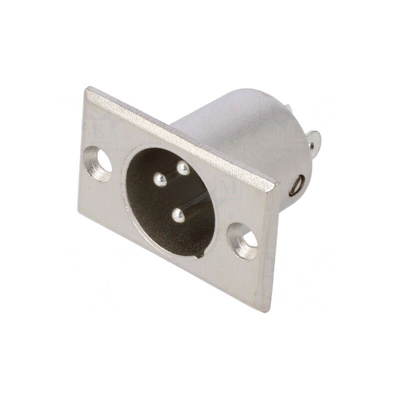 Soclu XLR 3-Pin Montare Panou | Electronic-mag.ro | Componente Electronice Soclu XLR 3-Pin Montare Panou | Electronic-mag.ro | Componente Electronice