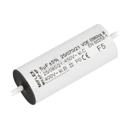 Condensator Motor 5uF 450VAC | Electronic-mag.ro | Componente Electronice