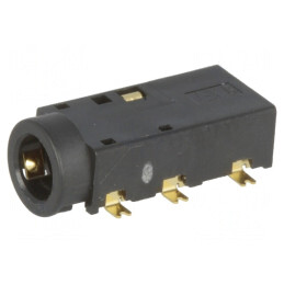 Conector Audio Jack 3,5mm Mamă Stereo 4 Pini Unghi 90° | Electronic-mag.ro | Componente Electronice