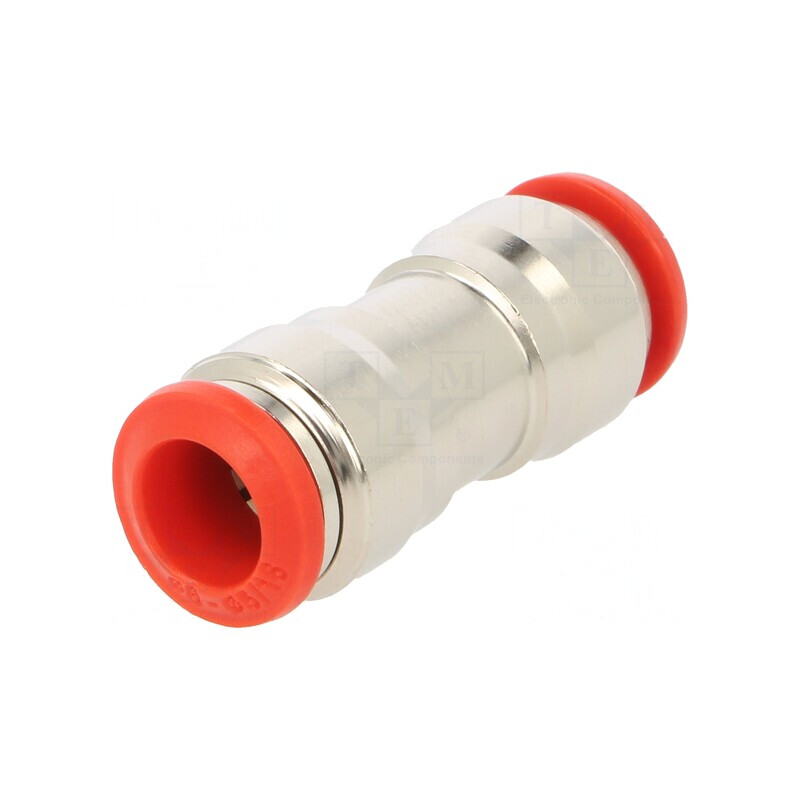 Racord Push-in Simplu Alamă Nichelată 0,99-20bar | Electronic-mag.ro | Componente Electronice