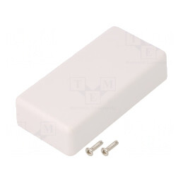 Carcasă Universală ABS Albă IP40 40x20x80mm | Electronic-mag.ro | Componente Electronice