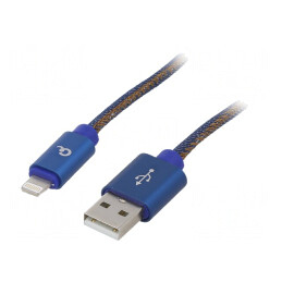 Cablu USB 2.0 Lightning 1m Aurit | Electronic-mag.ro | Componente Electronice