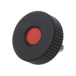 Buton de Reglare 50mm Capac Roșu | Electronic-mag.ro | Componente Electronice