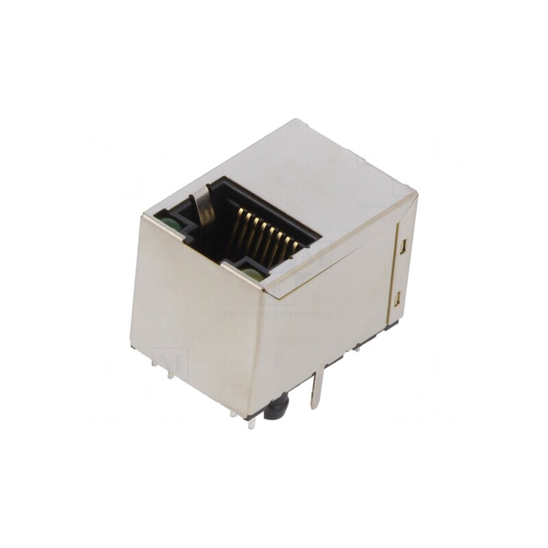 Soclu RJ45 8P8C Ecranat cu LED | Electronic-mag.ro | Componente Electronice Soclu RJ45 8P8C Ecranat cu LED | Electronic-mag.ro | Componente Electronice