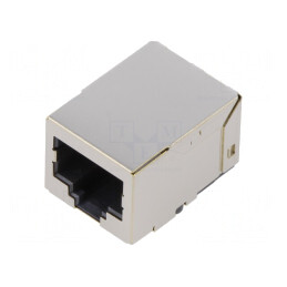 Soclu RJ45 8P8C Ecranat THT 90° | Electronic-mag.ro | Componente Electronice