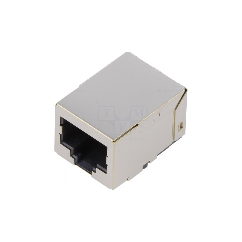 Soclu RJ45 8P8C Ecranat THT 90° | Electronic-mag.ro | Componente Electronice