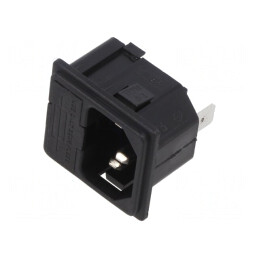 Conector Alimentare AC 10A 250V IEC 60320 | Electronic-mag.ro | Componente Electronice