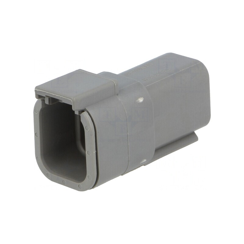 Conector DTM 6 PIN Mufă-Cablu Gri IP68 | Electronic-mag.ro | Componente Electronice