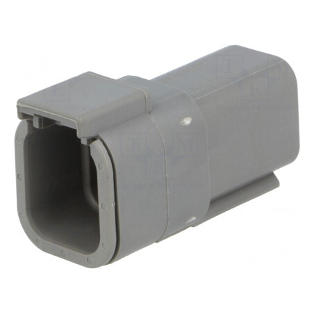Conector DTM 6 PIN Mufă-Cablu Gri IP68 | Electronic-mag.ro | Componente Electronice