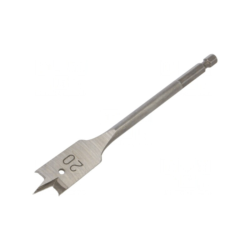 Burghiu Lopată Lemn 20mm 152mm | Electronic-mag.ro | Componente Electronice