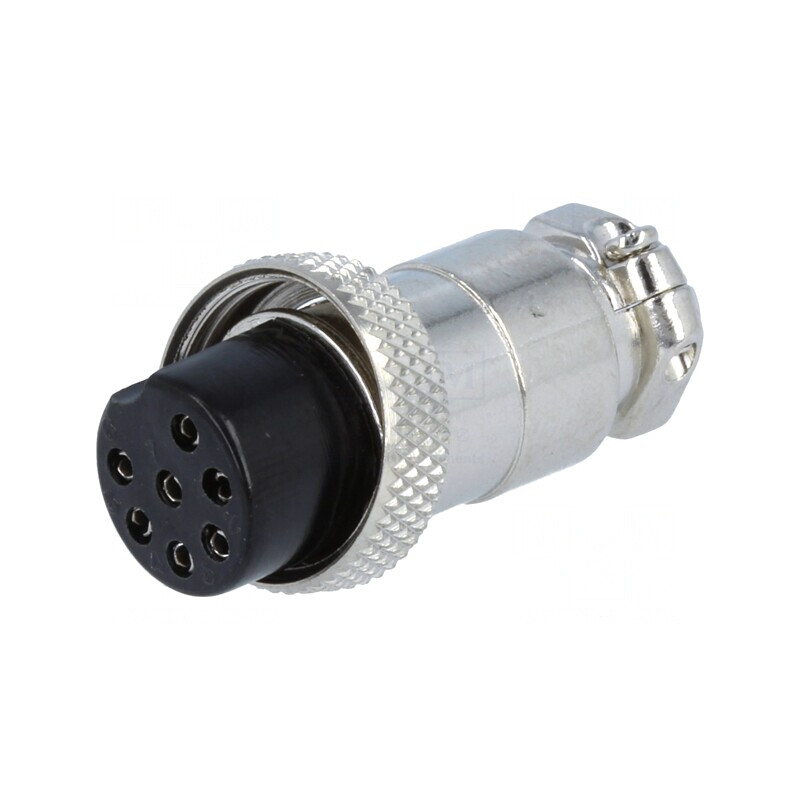 Mufă Microfon Mamă 7 PIN 6mm | Electronic-mag.ro | Componente Electronice