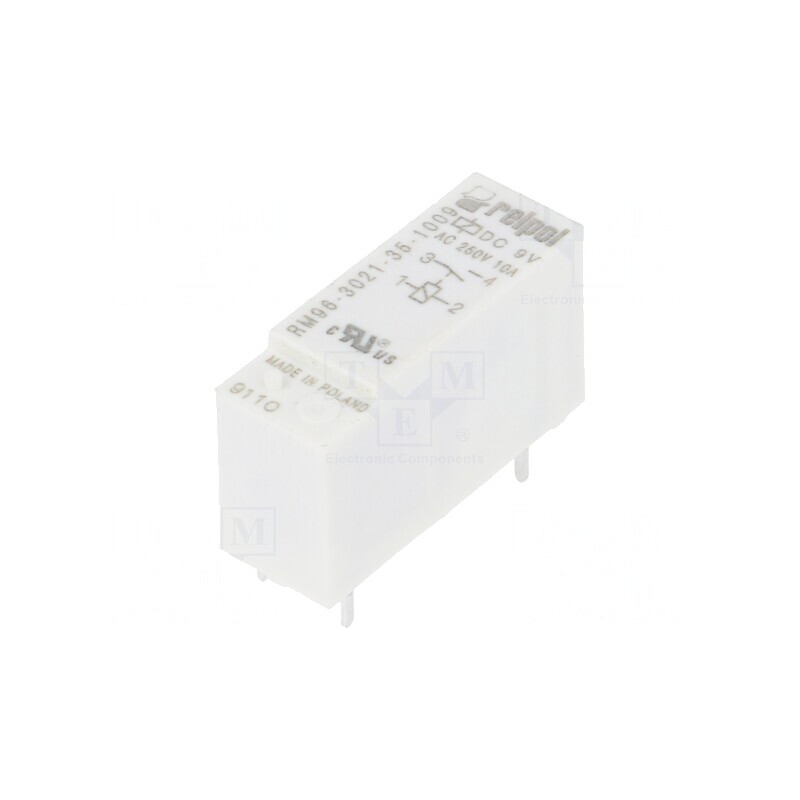 Releu electromagnetic SPST-NO 9VDC 8A PCB | Electronic-mag.ro | Componente Electronice