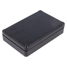 Carcasă universală ABS neagră 80x120x27mm | Electronic-mag.ro | Componente Electronice