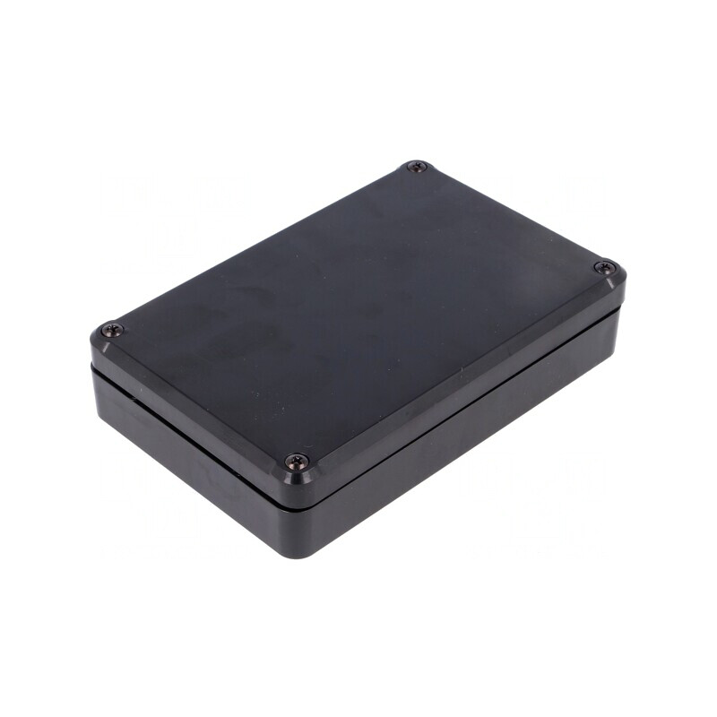 Carcasă universală ABS neagră 80x120x27mm | Electronic-mag.ro | Componente Electronice