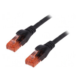 'Cablu Patch Cord UTP CAT6 Negru 10m' | Electronic-mag.ro | Componente Electronice