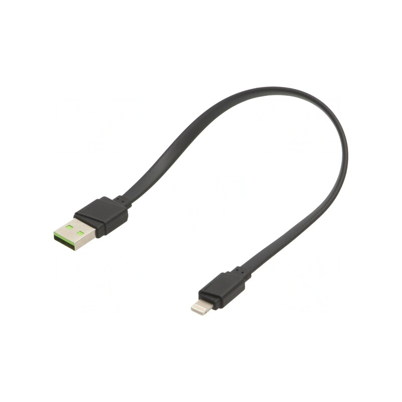 Cablu USB 2.0 cu Conector Apple Lightning 0,25m | Electronic-mag.ro | Componente Electronice Cablu USB 2.0 cu Conector Apple Lightning 0,25m | Electronic-mag.ro | Componente Electronice