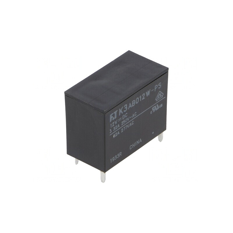 Releu Electromagnetic 12VDC 32A PCB SPST-NO | Electronic-mag.ro | Componente Electronice