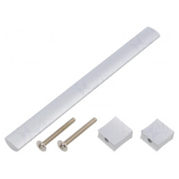 Manetă Aluminiu Naturală 30.5mm 180mm 15.5mm | Electronic-mag.ro | Componente Electronice