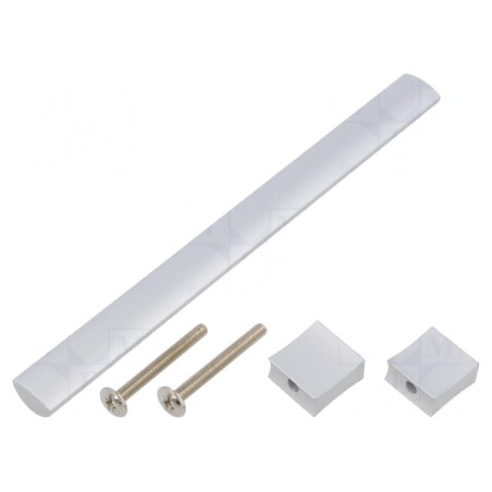 Manetă Aluminiu Naturală 30.5mm 180mm 15.5mm | Electronic-mag.ro | Componente Electronice