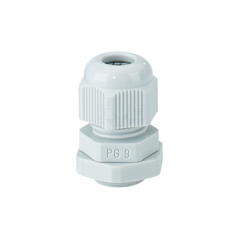 Garnitură Etanșare PG9 Poliamidă Gri IP65 | Electronic-mag.ro | Componente Electronice
