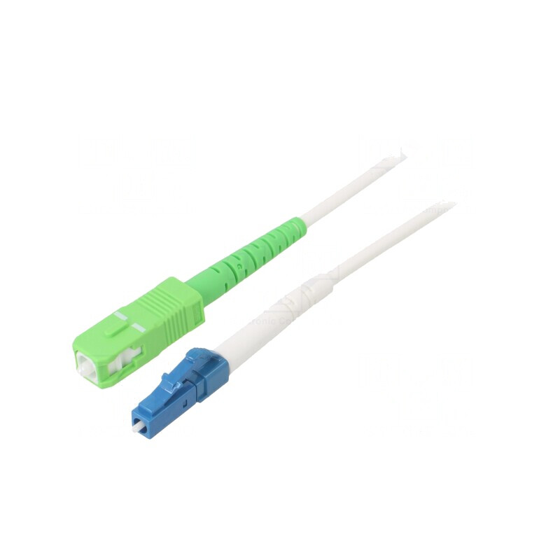 Patch Cord Fibră Optică OS2 LC/UPC-SC/APC 0.5m Alb | Electronic-mag.ro | Componente Electronice Patch Cord Fibră Optică OS2 LC/UPC-SC/APC 0.5m Alb | Electronic-mag.ro | Componente Electronice