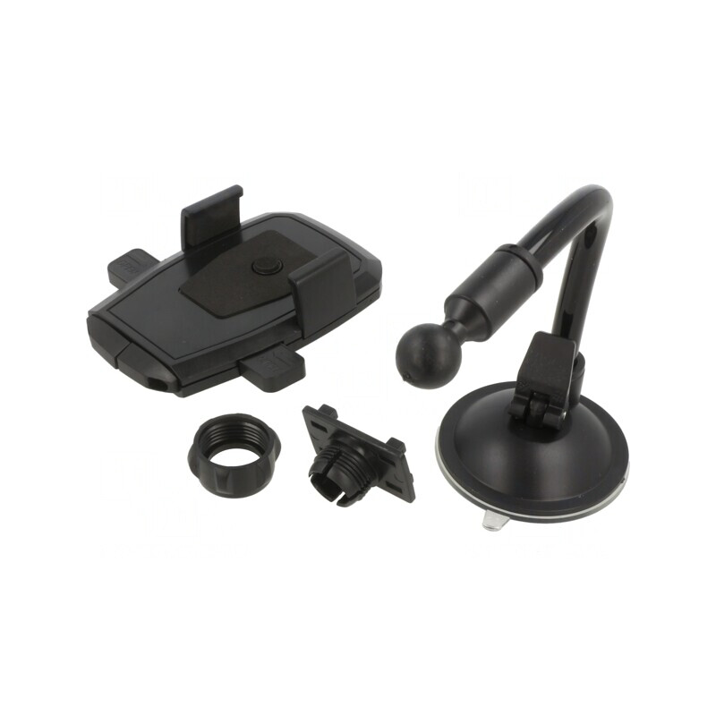 Suport Auto Negru pentru Geam 40-100mm | Electronic-mag.ro | Componente Electronice