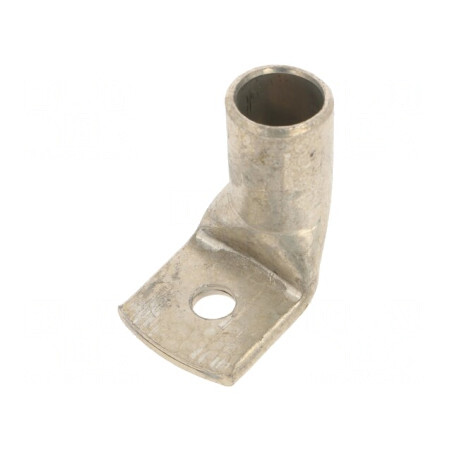 Vârf inelar tubular M8 crimpat unghi 90° 120mm2 | Electronic-mag.ro | Componente Electronice