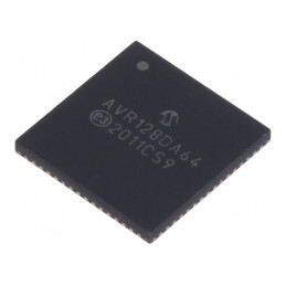 Microcontroler AVR QFN64 1.8-5.5VDC 3 AVR128 AVR-DA | Electronic-mag.ro | Componente Electronice