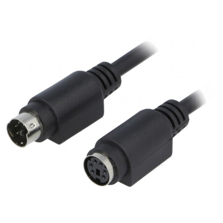 Cablu PS/2 Negru 5m | Electronic-mag.ro | Componente Electronice