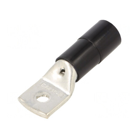Vârf Inelar Tubular M8 95mm2 Crimpat Negru | Electronic-mag.ro | Componente Electronice