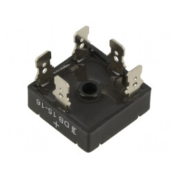 Punte Redresoare Trifazată 1,6kV 15A 350A THT | Electronic-mag.ro | Componente Electronice