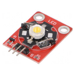 Modul LED 3W Alb 3,3-3,6V | Electronic-mag.ro | Componente Electronice