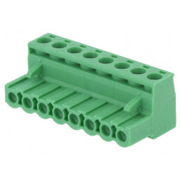 Regletă de Conexiuni Deconectabilă 5,08mm 8 Piste Drept Mufă | Electronic-mag.ro | Componente Electronice