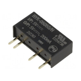 Convertor DC/DC 1W 5V 200mA SIP7 | Electronic-mag.ro | Componente Electronice
