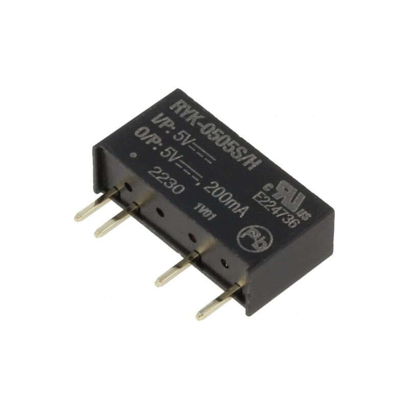 Convertor DC/DC 1W 5V 200mA SIP7 | Electronic-mag.ro | Componente Electronice