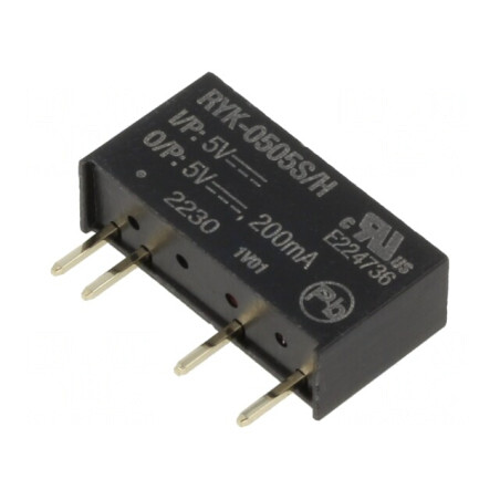 Convertor DC/DC 1W 5V 200mA SIP7 | Electronic-mag.ro | Componente Electronice