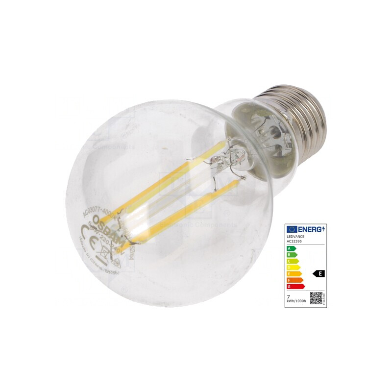 Lampă LED E27 6.5W 4000K Alb Neutru | Electronic-mag.ro | Componente Electronice