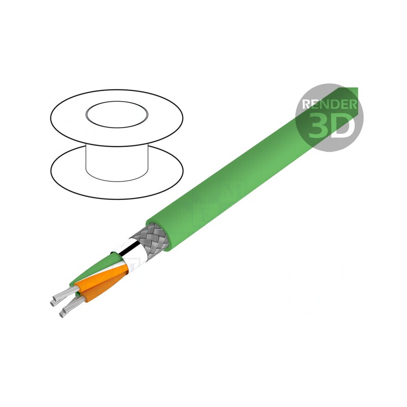 Cablu Ethernet Cat.5e SF/UTP 1x4x26AWG Cu PUR | Electronic-mag.ro | Componente Electronice