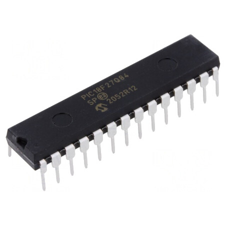 Microcontroler PIC18 64MHz 1.8-5.5VDC DIP28 | Electronic-mag.ro | Componente Electronice
