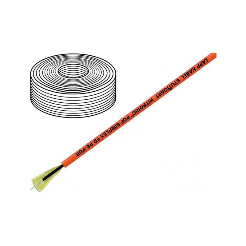 Cablu fibră optică HITRONIC® POF 6mm | Electronic-mag.ro | Componente Electronice