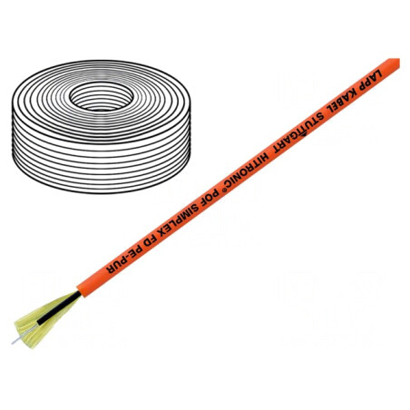 Cablu fibră optică HITRONIC® POF 6mm | Electronic-mag.ro | Componente Electronice