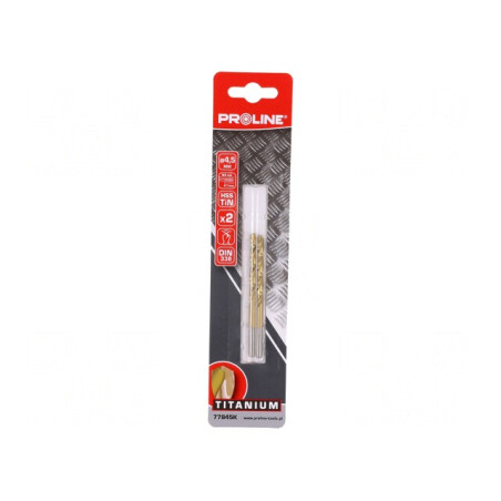 Drill Bit for Metal 4.5mm 2pcs | Electronic-mag.ro | Componente Electronice
