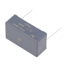 Condensator cu Polipropilenă 2,7uF THT ±5% 41,5x15x24mm | Electronic-mag.ro | Componente Electronice