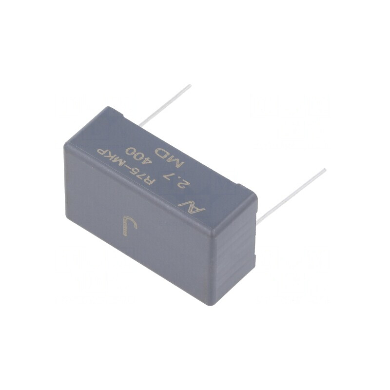 Condensator cu Polipropilenă 2,7uF THT ±5% 41,5x15x24mm | Electronic-mag.ro | Componente Electronice